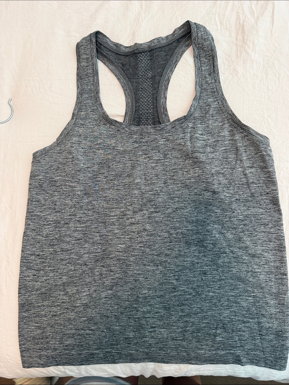 lululemon athletica Gray Heather Racerback Tank